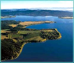 Озеро Липно в Чехии
